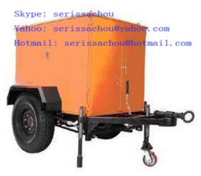 Dielectric Oil Purifier With Trailer And Vacuum Pump And Infrared System